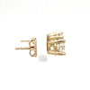 Classic 3/4ctw Diamond Stud Earrings In Your Choice of Yellow or White 14kt Gold