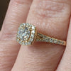 3/4ctw LAB Diamond Ring in 14kt Gold Size 8