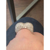 Natural 2.25ctw Diamond Heart Ring In 18kt White Gold Weighing 9.93g