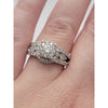Natural 1ctw Diamond (SI2) Ring In 14kt White Gold Weighing 6.32g