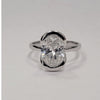 LAB 3ctw Diamond Ring Set in 14kt White Gold With IGI Report