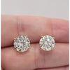 LAB 6ctw Diamond (VS) Studs In 14kt White/Yellow Gold