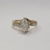 Natural 1.17 Marquis GIA Certified Diamond (SI2/H) Ring With .25 Accent Diamonds In 14kt Gold Weighing 4.54g