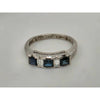 Natural .80ctw Sapphire & .24ctw Natural Diamond Ring In Platinum