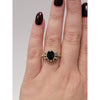 Natural 2.25ctw Sapphire & .25ctw Diamond Accent Ring In 14kt Gold Weighs 4.27g