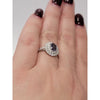 Color Changing Alexandrite .57ct With .65ct Diamond Accents Ring In Platinumn Includes GIA Report