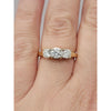 Natural .92ctw Diamond Ring (SI1-I1/E-F) In 14kt Yellow Gold