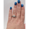Natural .90ctw Diamond Ring In 14kt White Gold