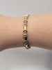 Natural .50ctw Diamond & 14kt Yellow Gold Bracelet 6.5-7 Inches