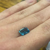 10 Stone Lot of 8x6mm Emerald Cut American Blue Topaz